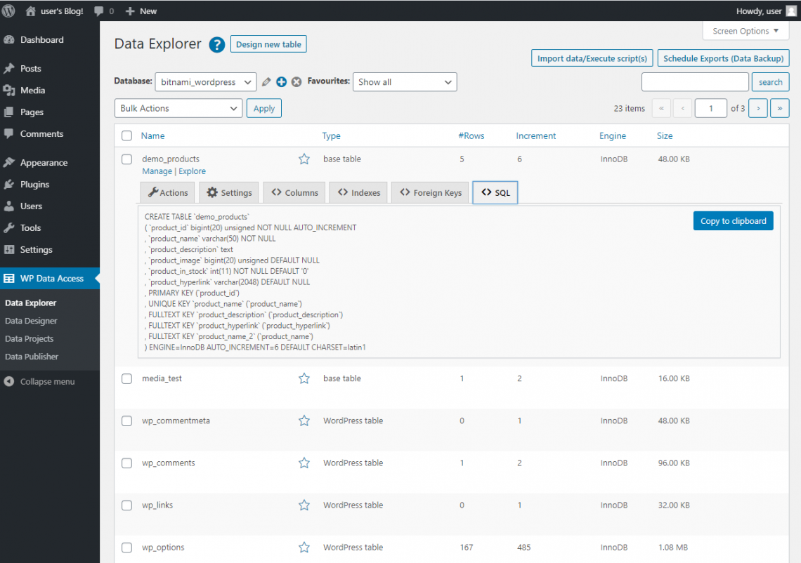 screenshot-5 | WP Data Access