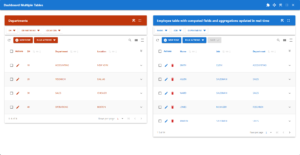 Dashboard Builder - Multiple Tables