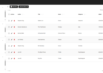 Responsive Column Filters